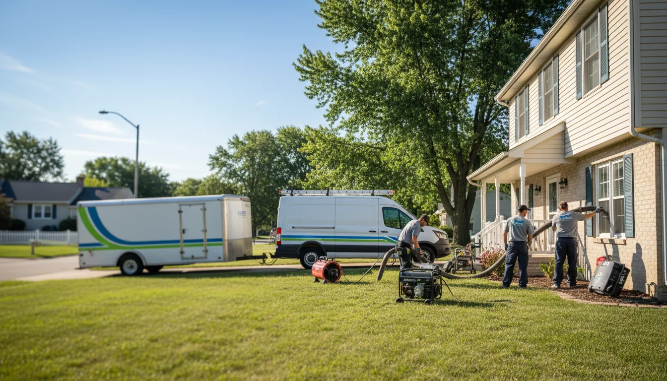 Flooded Basement Restoration And Cleanup With Repair in Spearville, KS near me